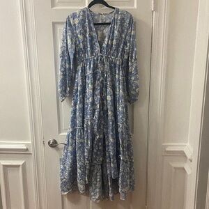 NWT free people pappiet midi Dress small